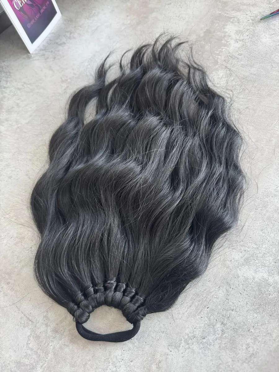 Волнистый хвост на резинке