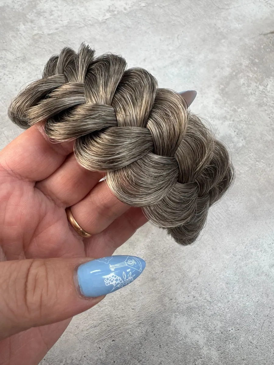 Ободок с косой