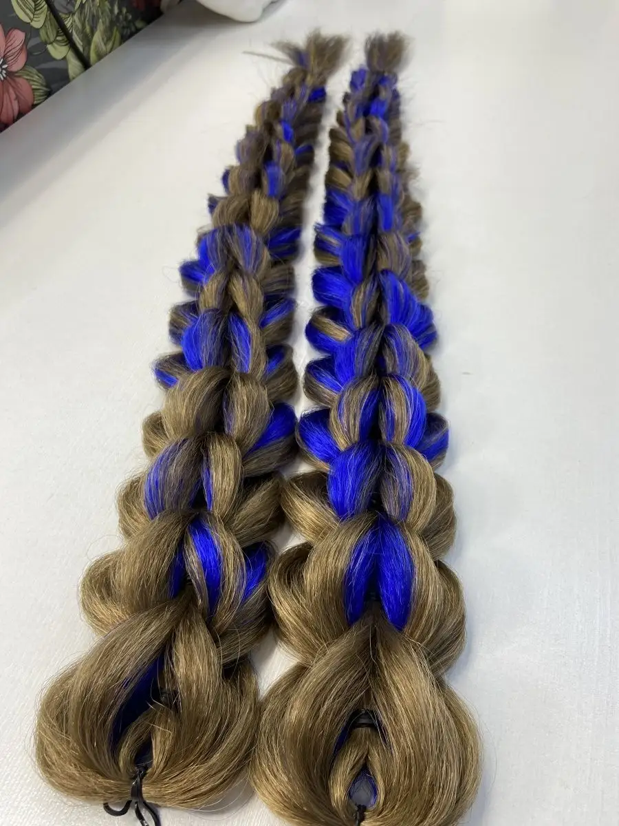 3д косы накладные на заколках