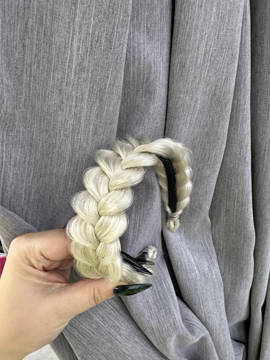 Ободок с косой