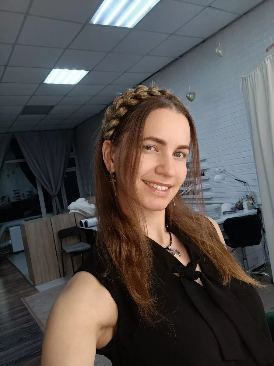 Ободок с косой