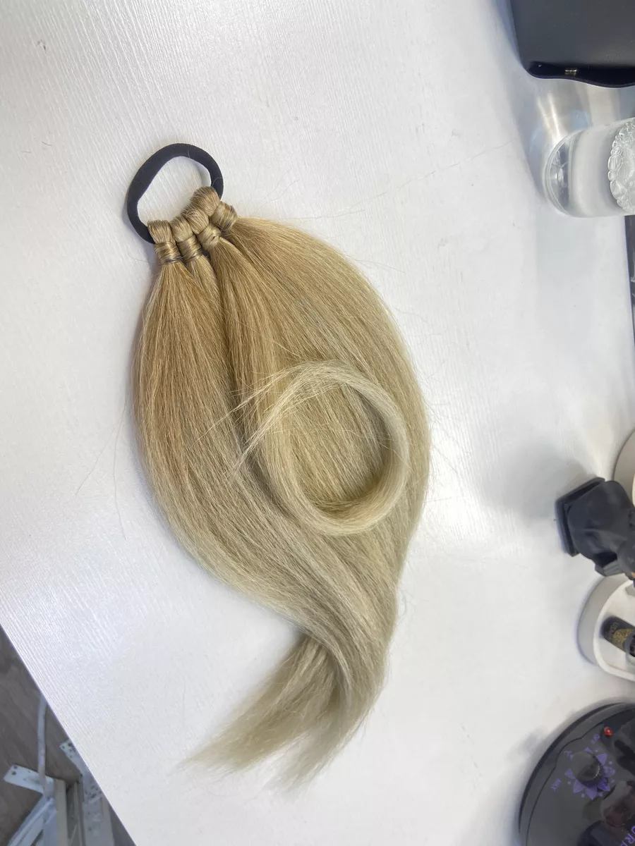 Хвост из канекалона на резинке