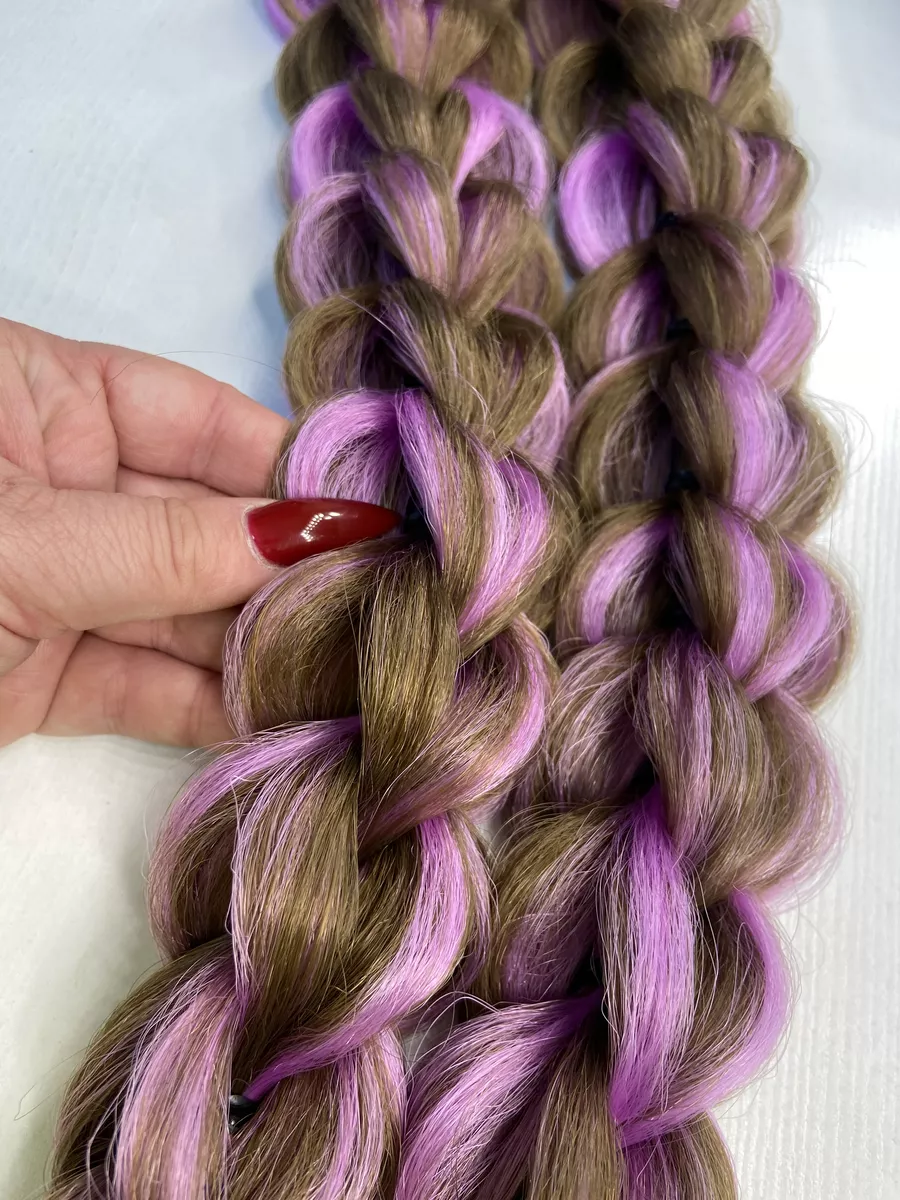 3д косы накладные на заколках