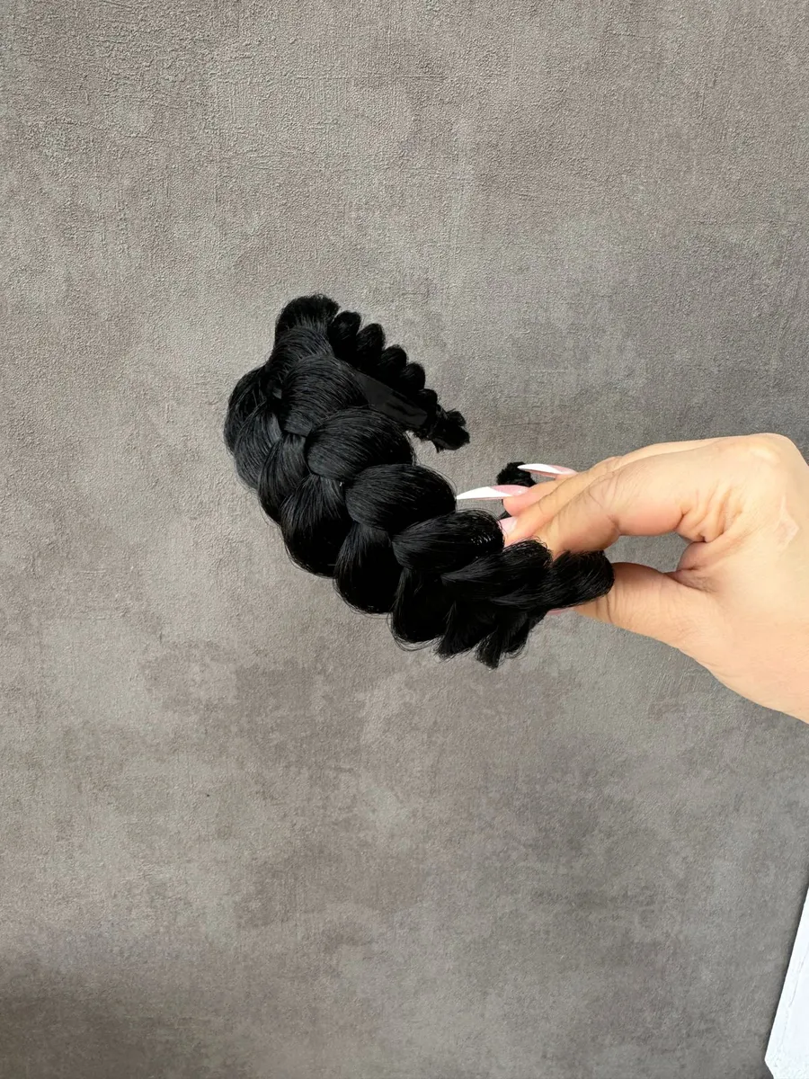 Ободок с косой