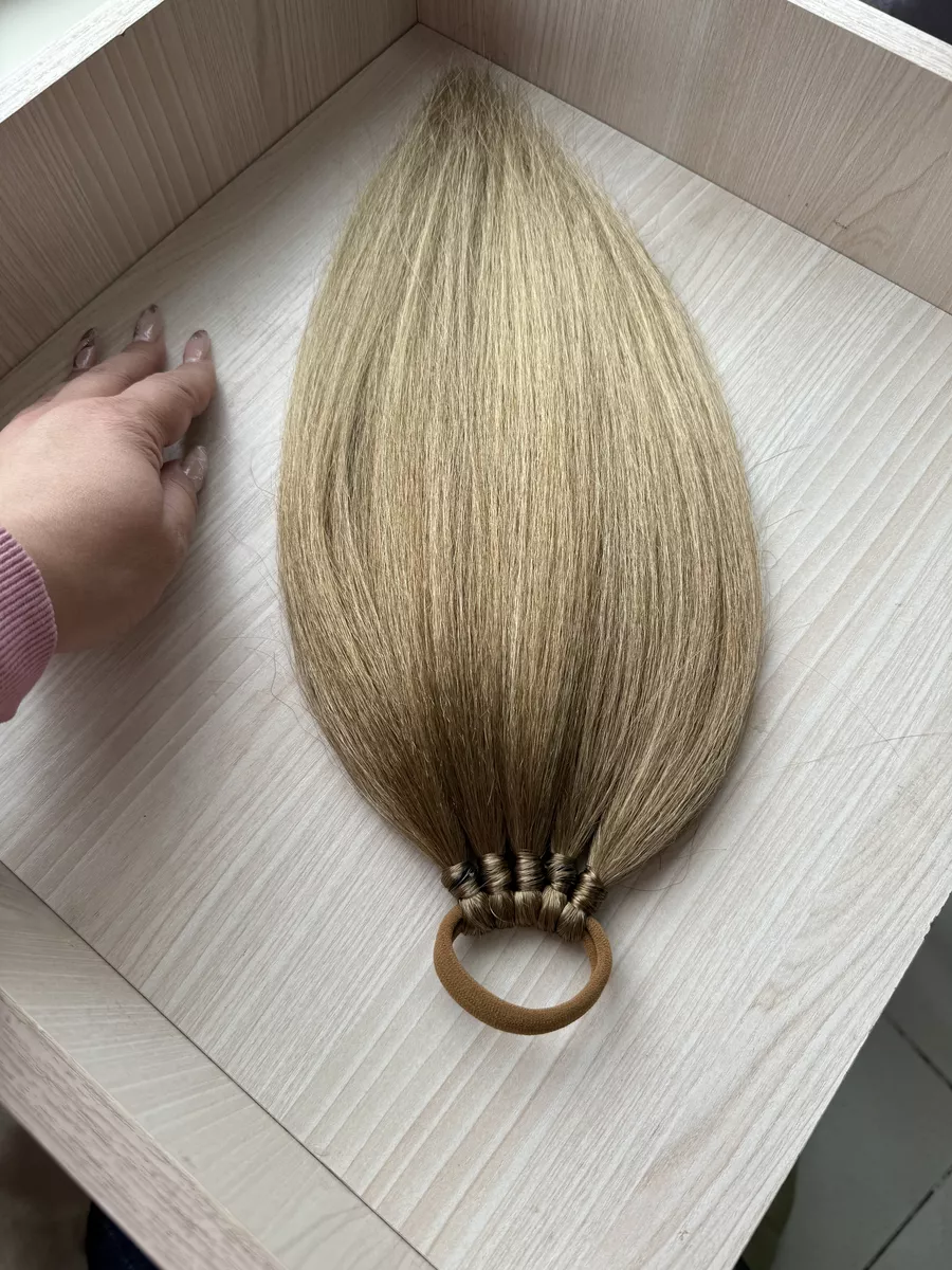 Хвост из канекалона на резинке