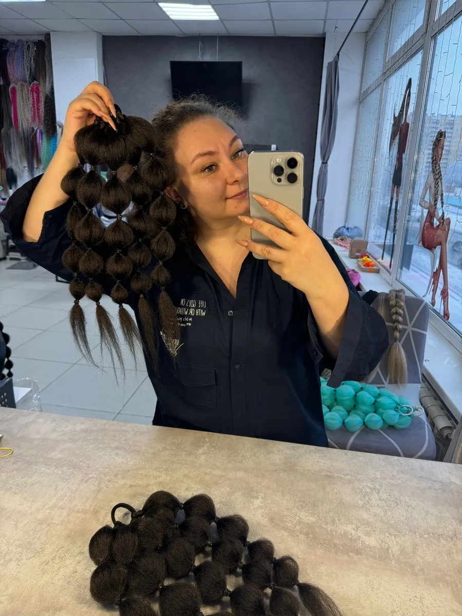 Резинка для волос фонарики