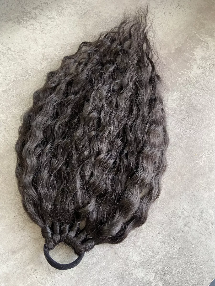 Кудрявый хвост на резинке