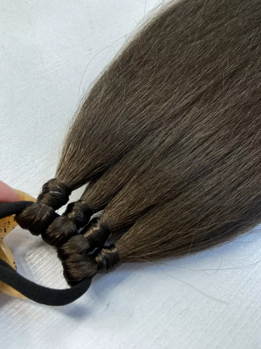 Хвост из канекалона на резинке