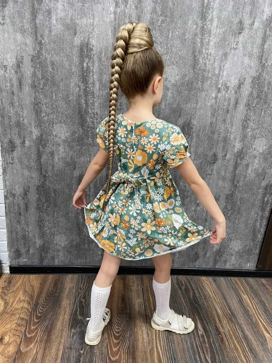 Хвост-коса на резинке