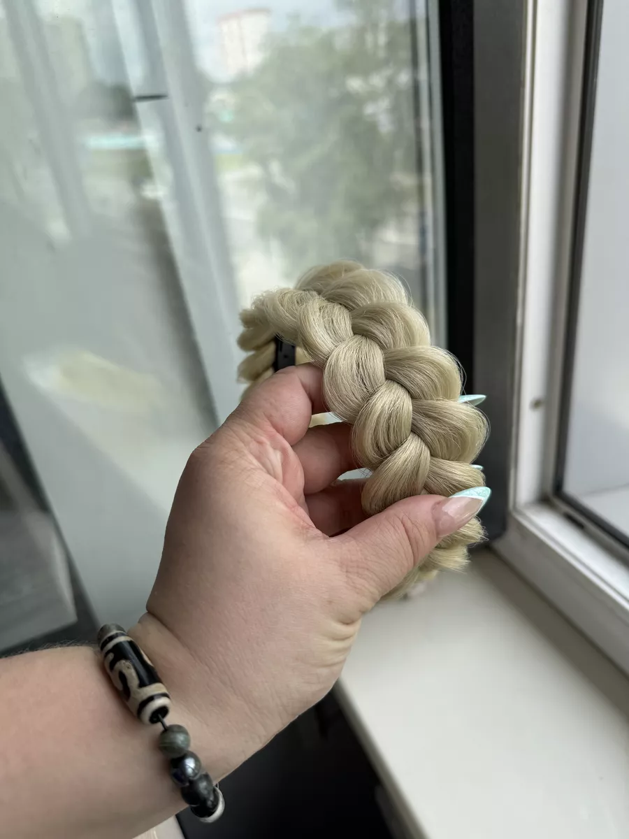 Ободок с косой