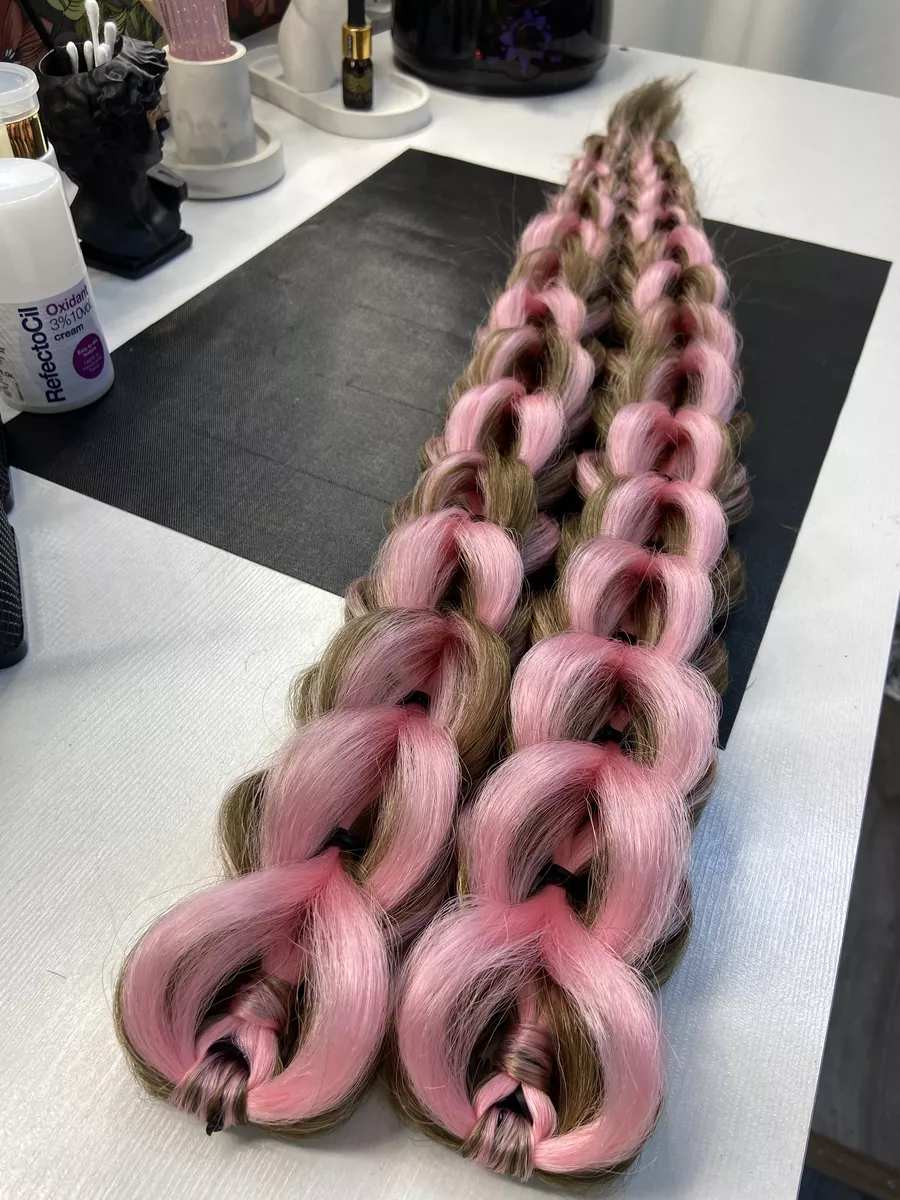 3д косы накладные на заколках