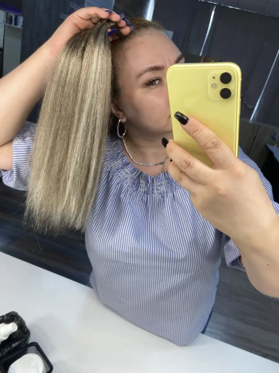 Хвост из канекалона на резинке