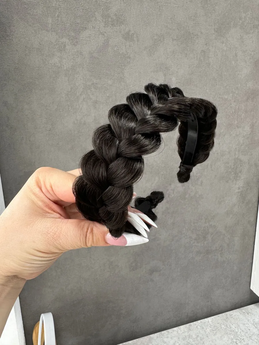 Ободок с косой