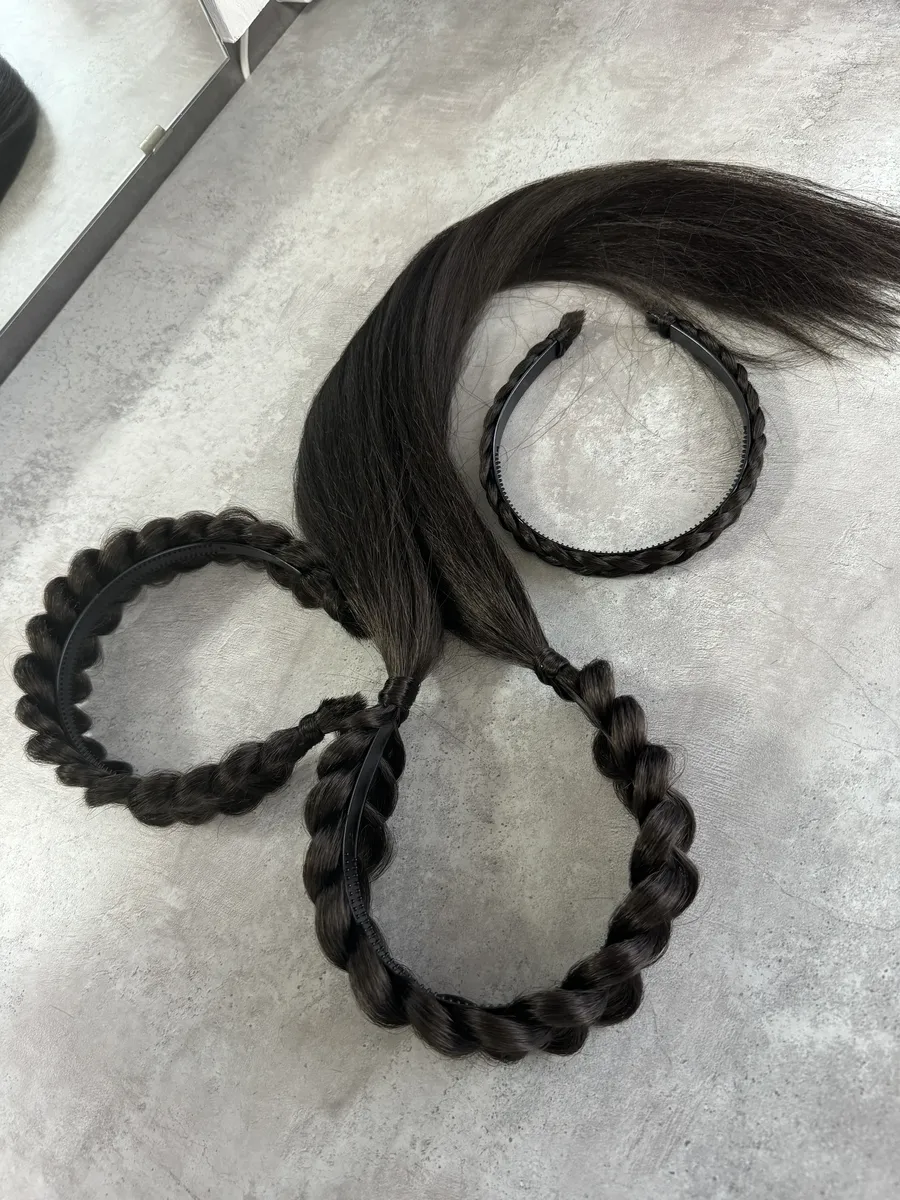 Ободок с косой