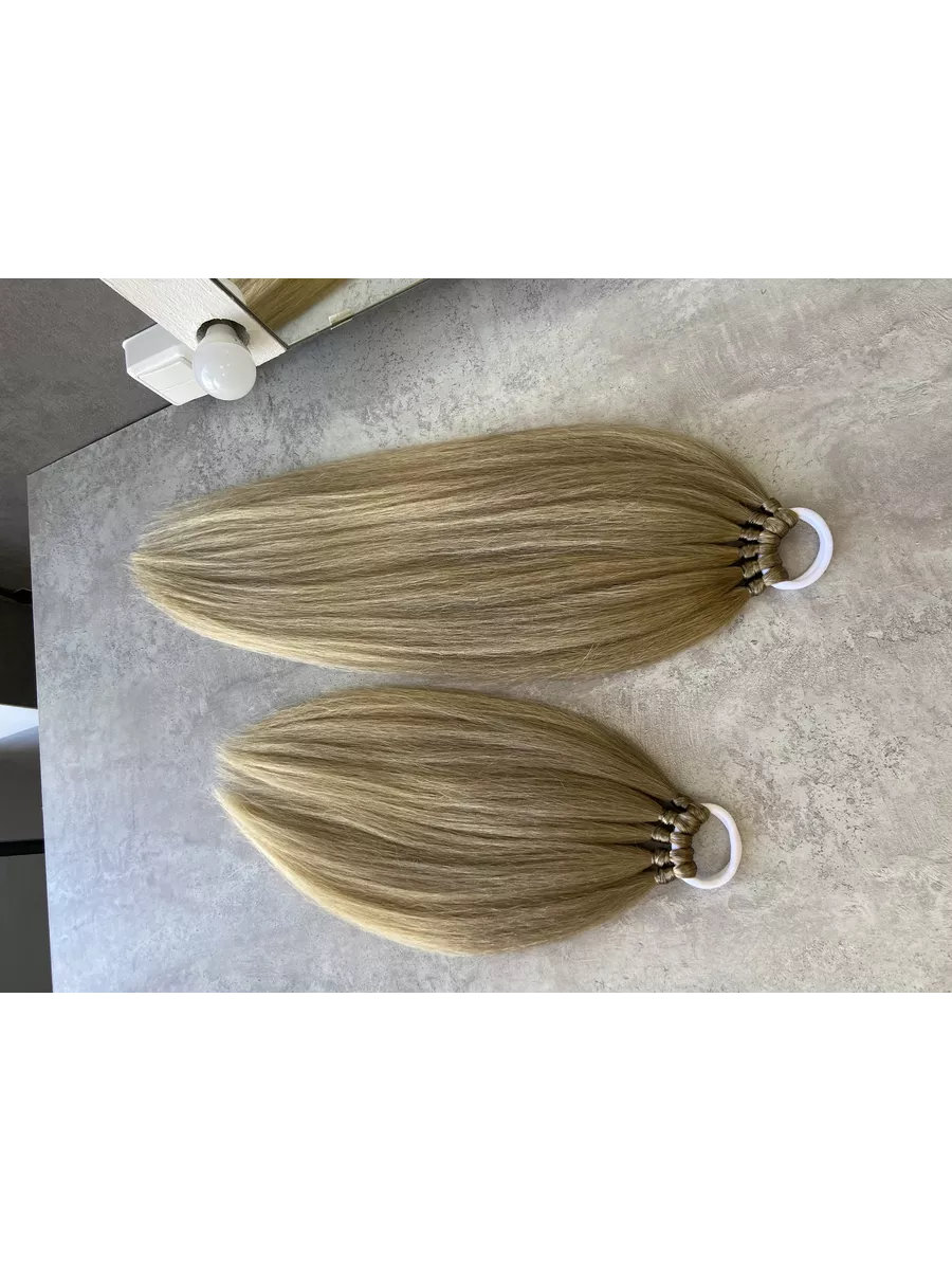 Хвост из канекалона на резинке