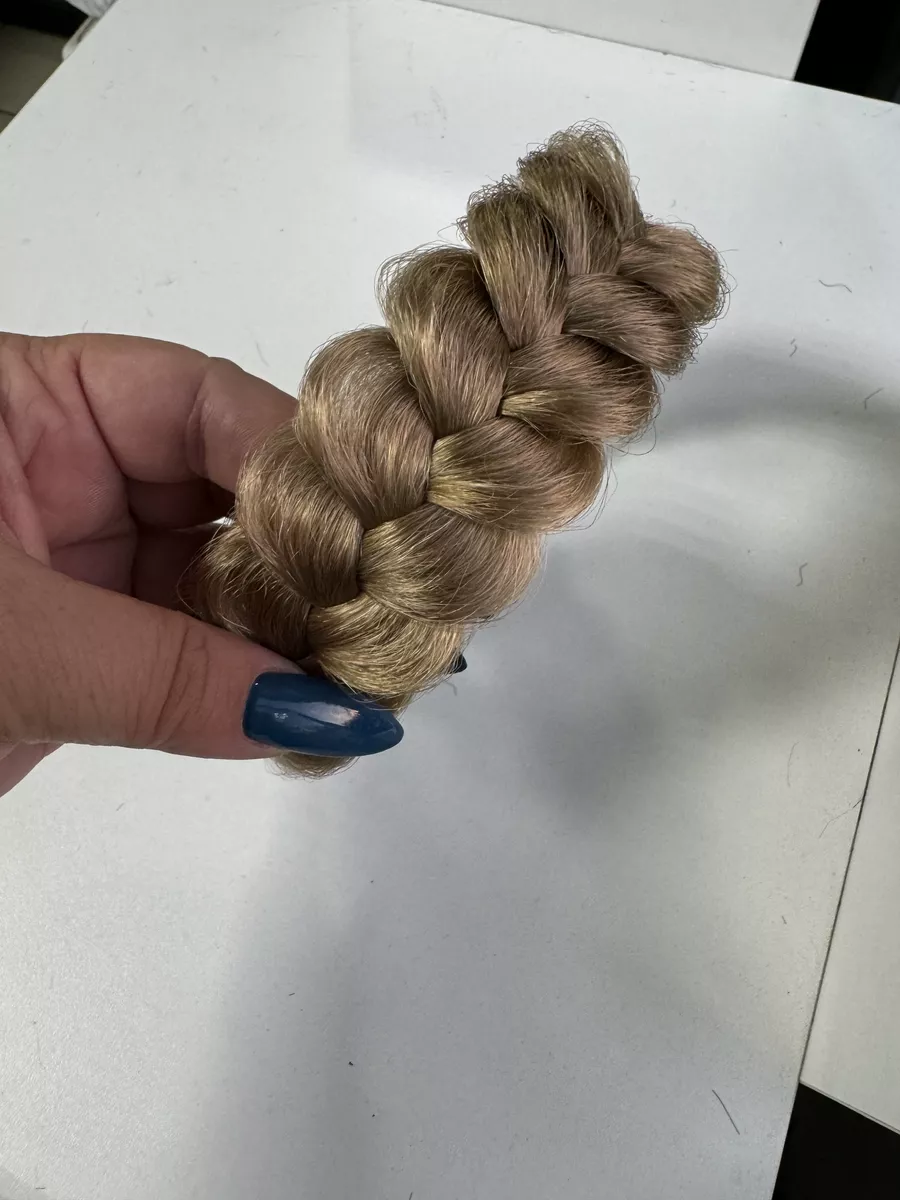 Ободок с косой