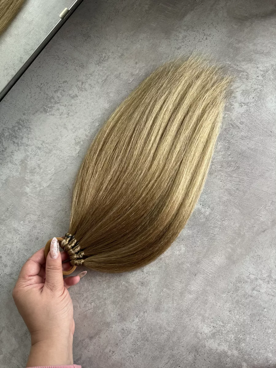 Хвост из канекалона на резинке