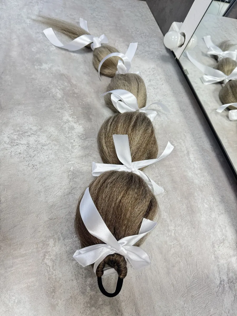 Хвост "Жасмин" на резинке