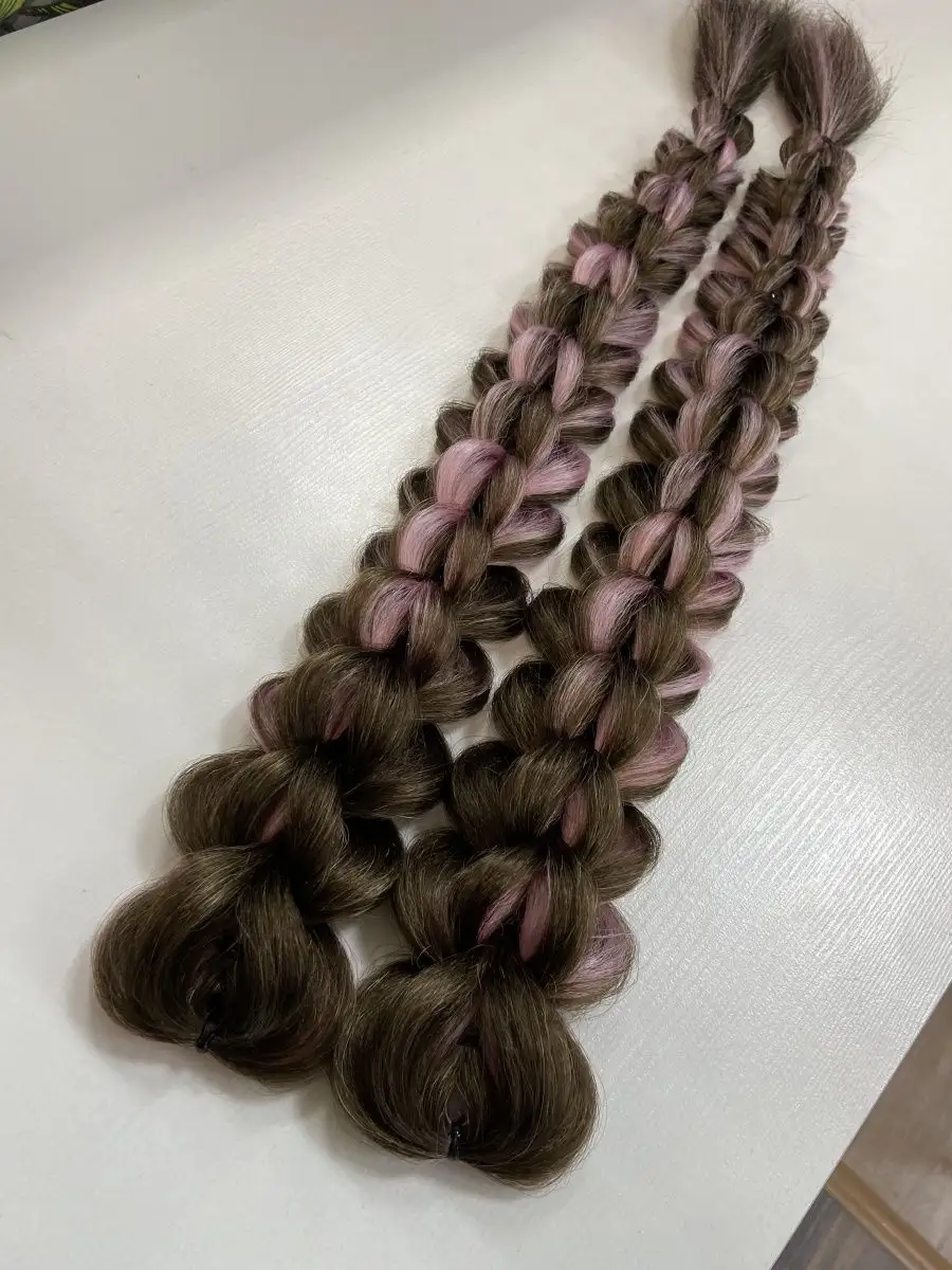 3д косы накладные на заколках