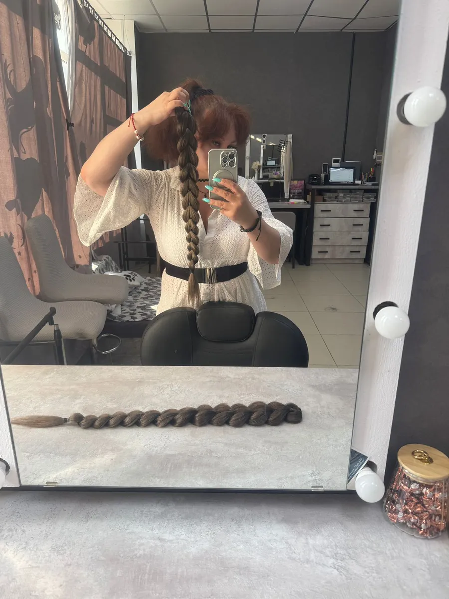 Французские косы накладные на заколках