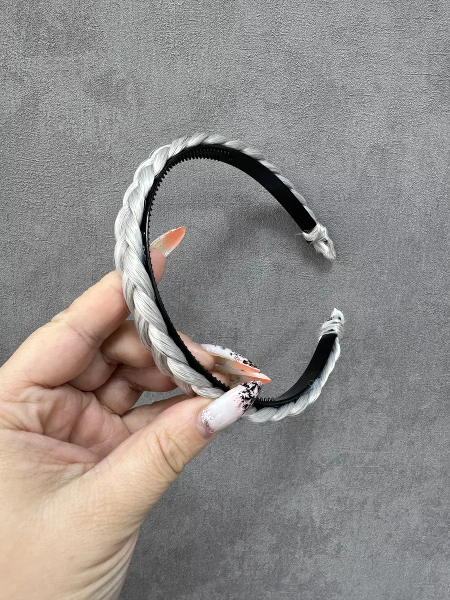 Ободок с косой