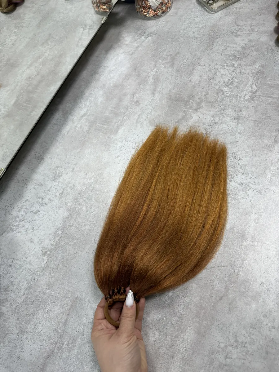 Хвост из канекалона на резинке