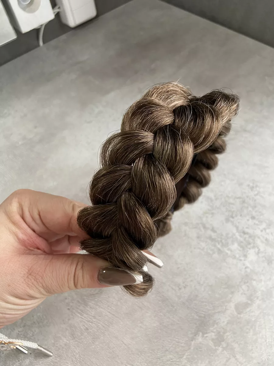 Ободок с косой