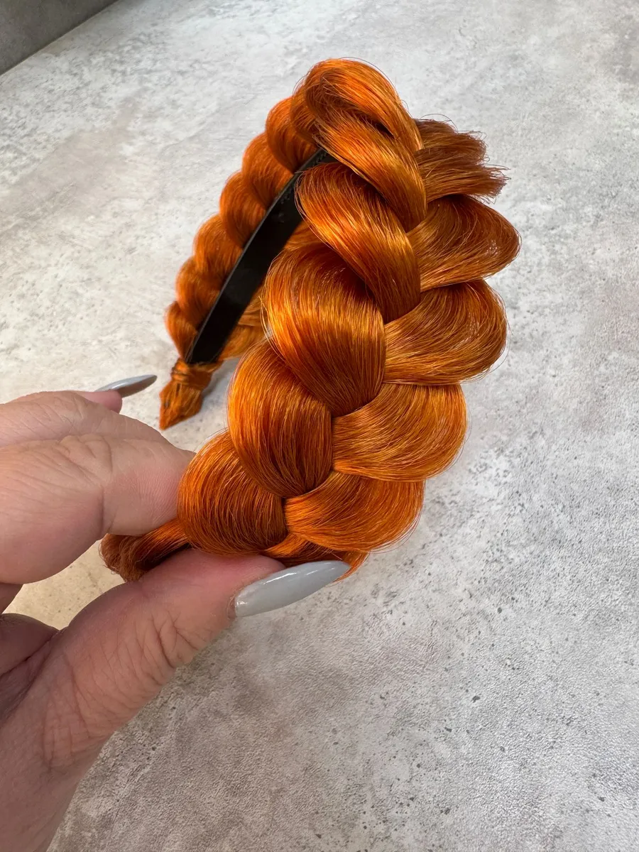 Ободок с косой