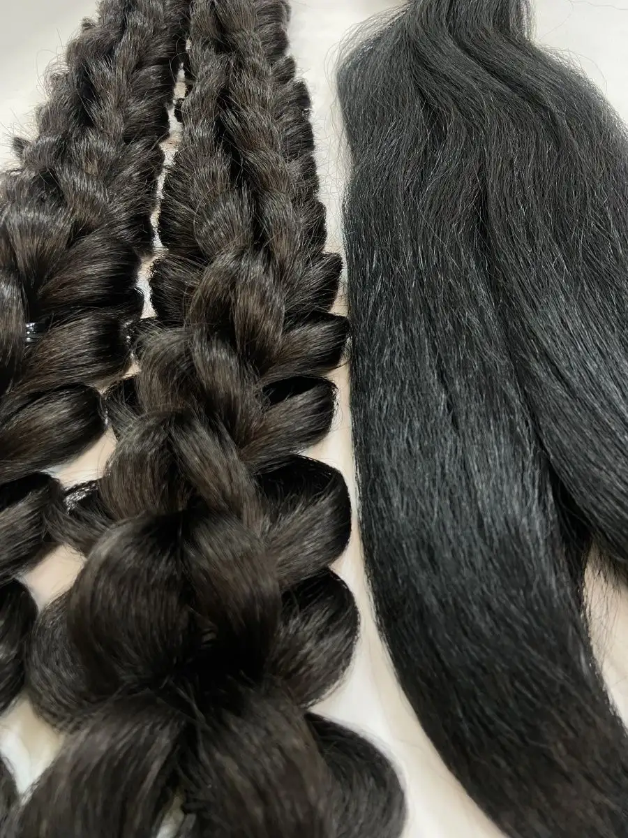 3д косы накладные на заколках