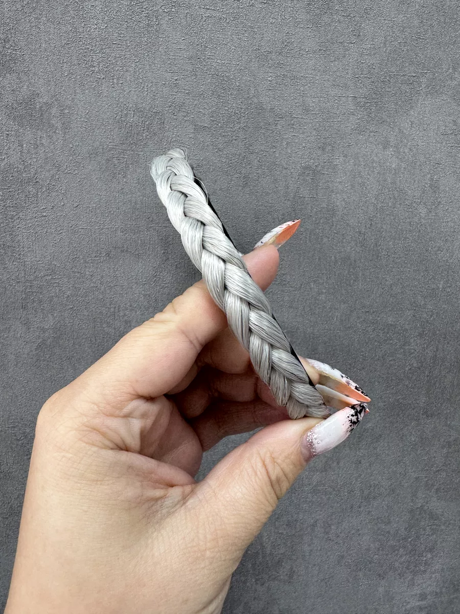 Ободок с косой