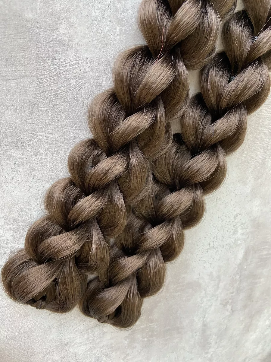 3д косы накладные на заколках