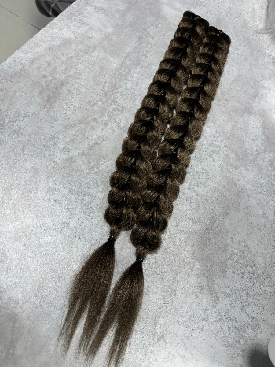 Французские косы накладные на заколках