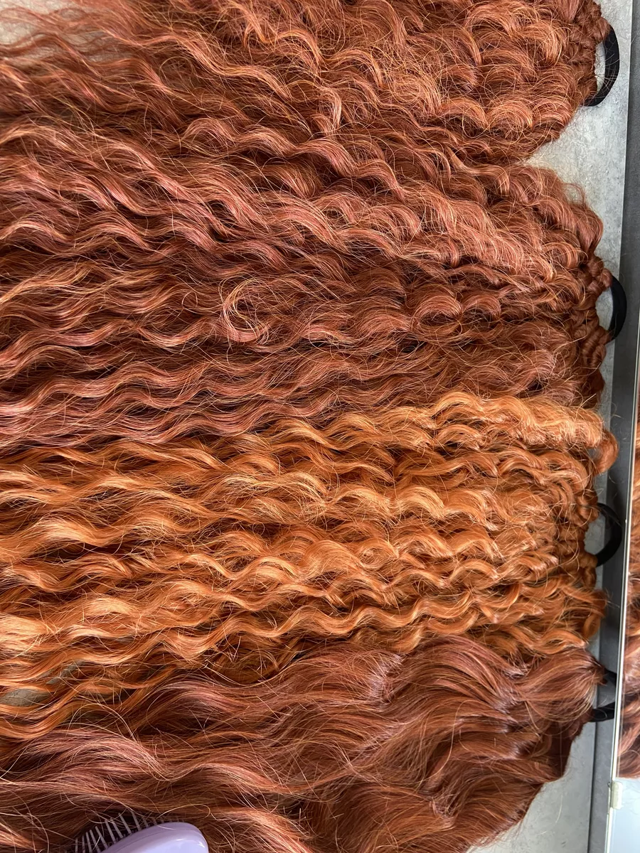 Кудрявый хвост на резинке