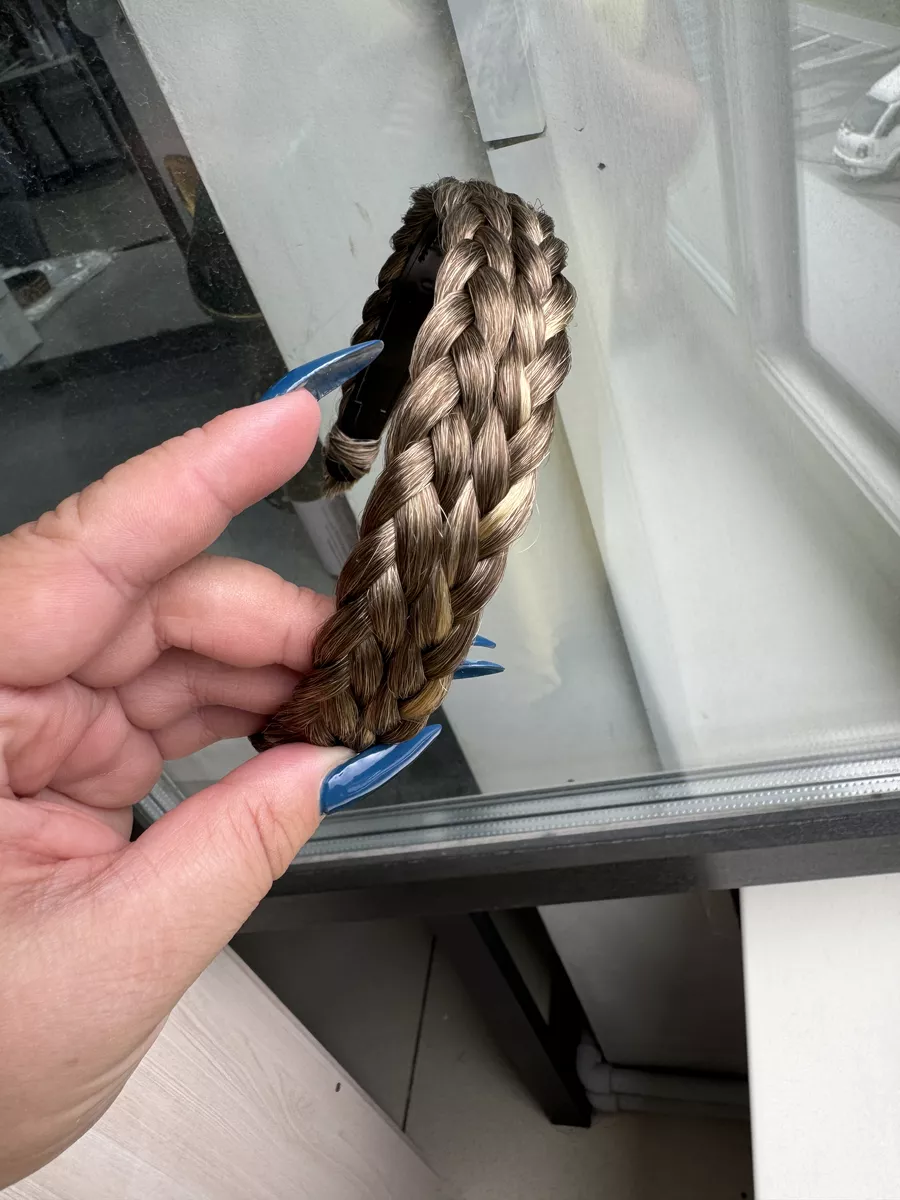 Ободок с косой