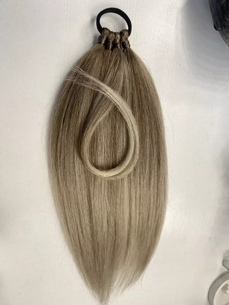 Хвост из канекалона на резинке