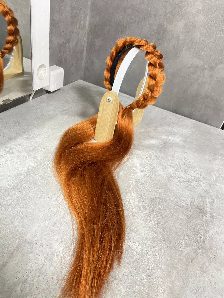 Ободок с хвостиками