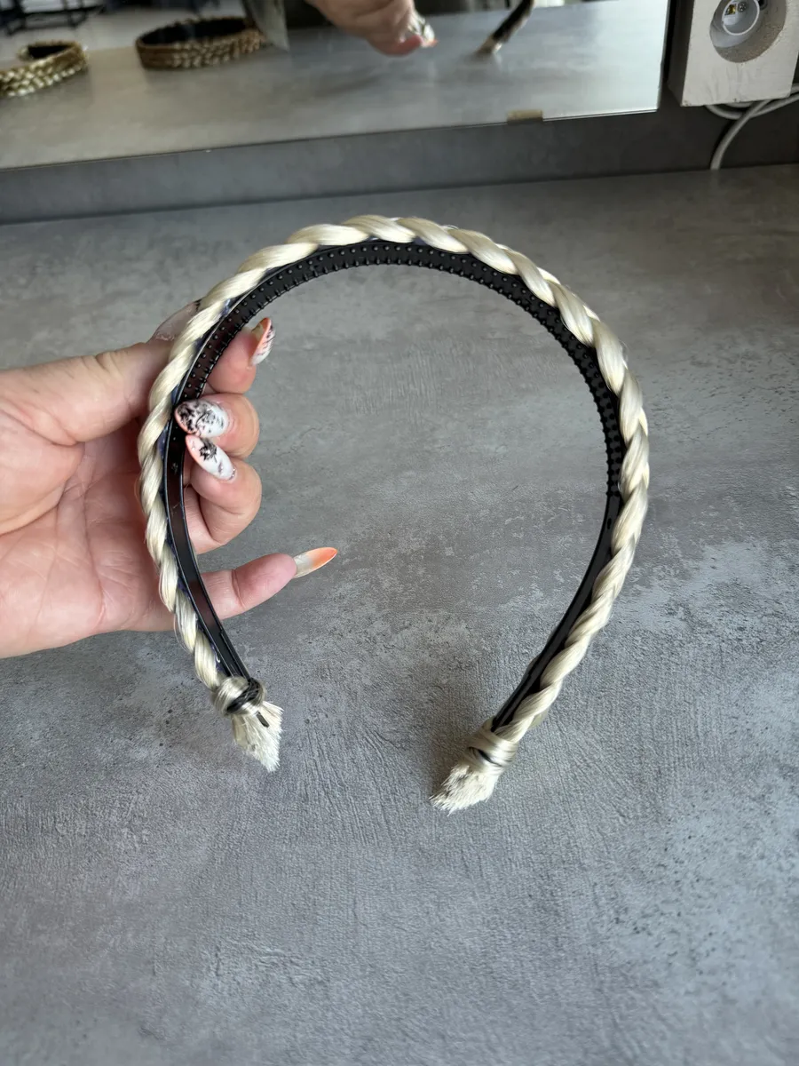 Ободок с косой