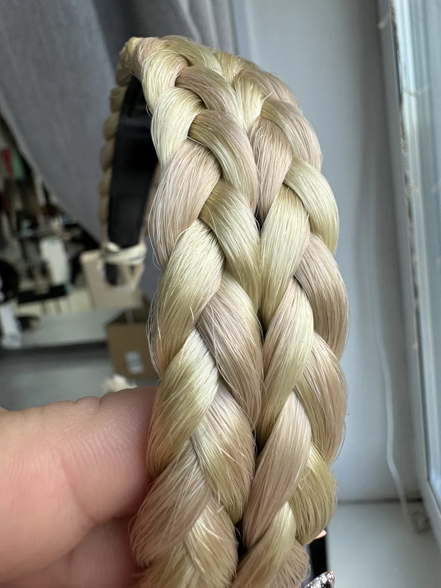 Ободок с косой