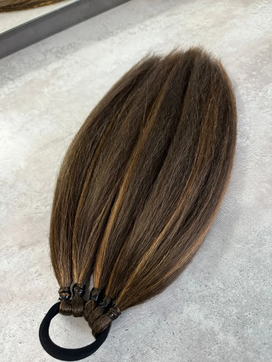 Хвост из канекалона на резинке