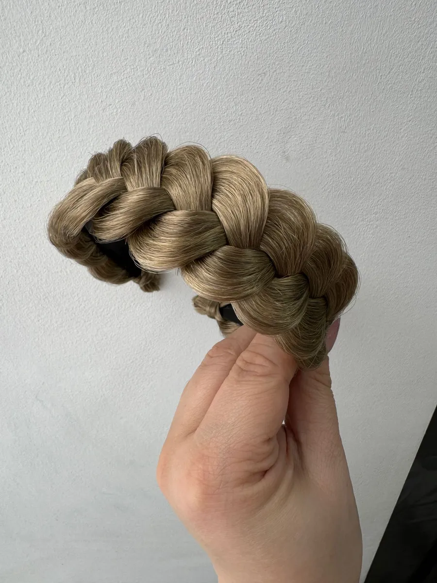 Ободок с косой