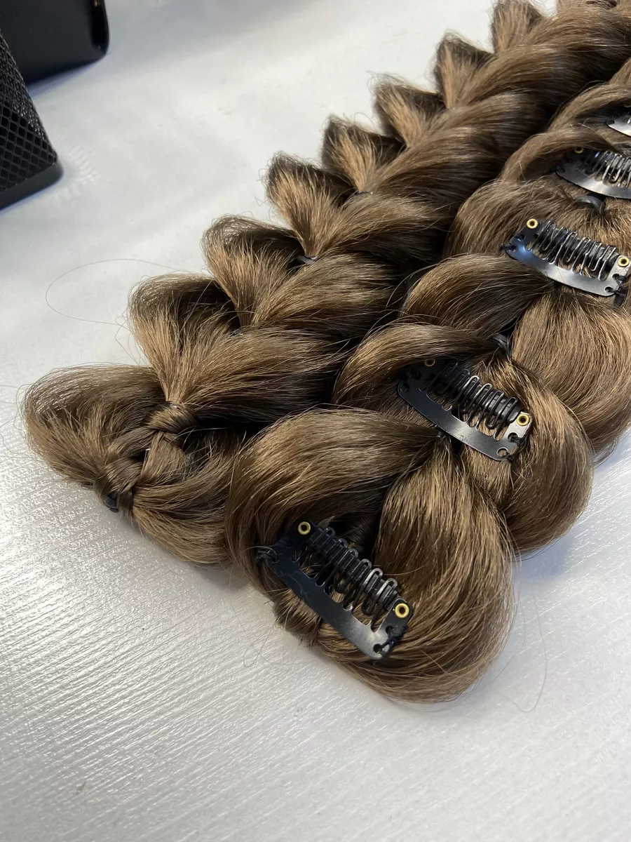 Французские косы накладные на заколках