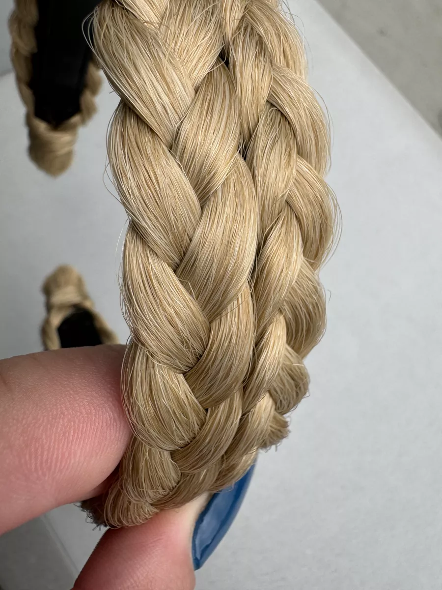 Ободок с косой