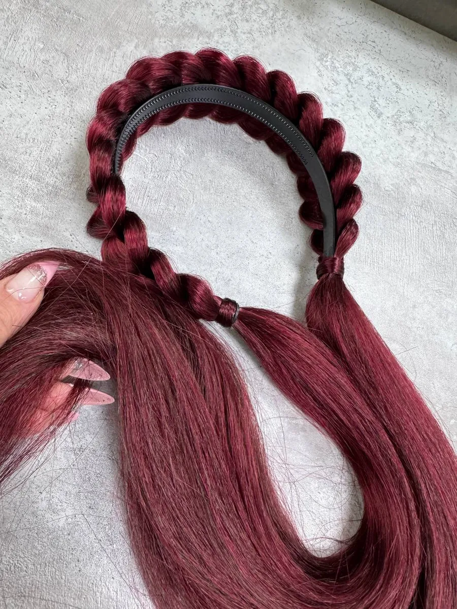 Ободок с хвостиками