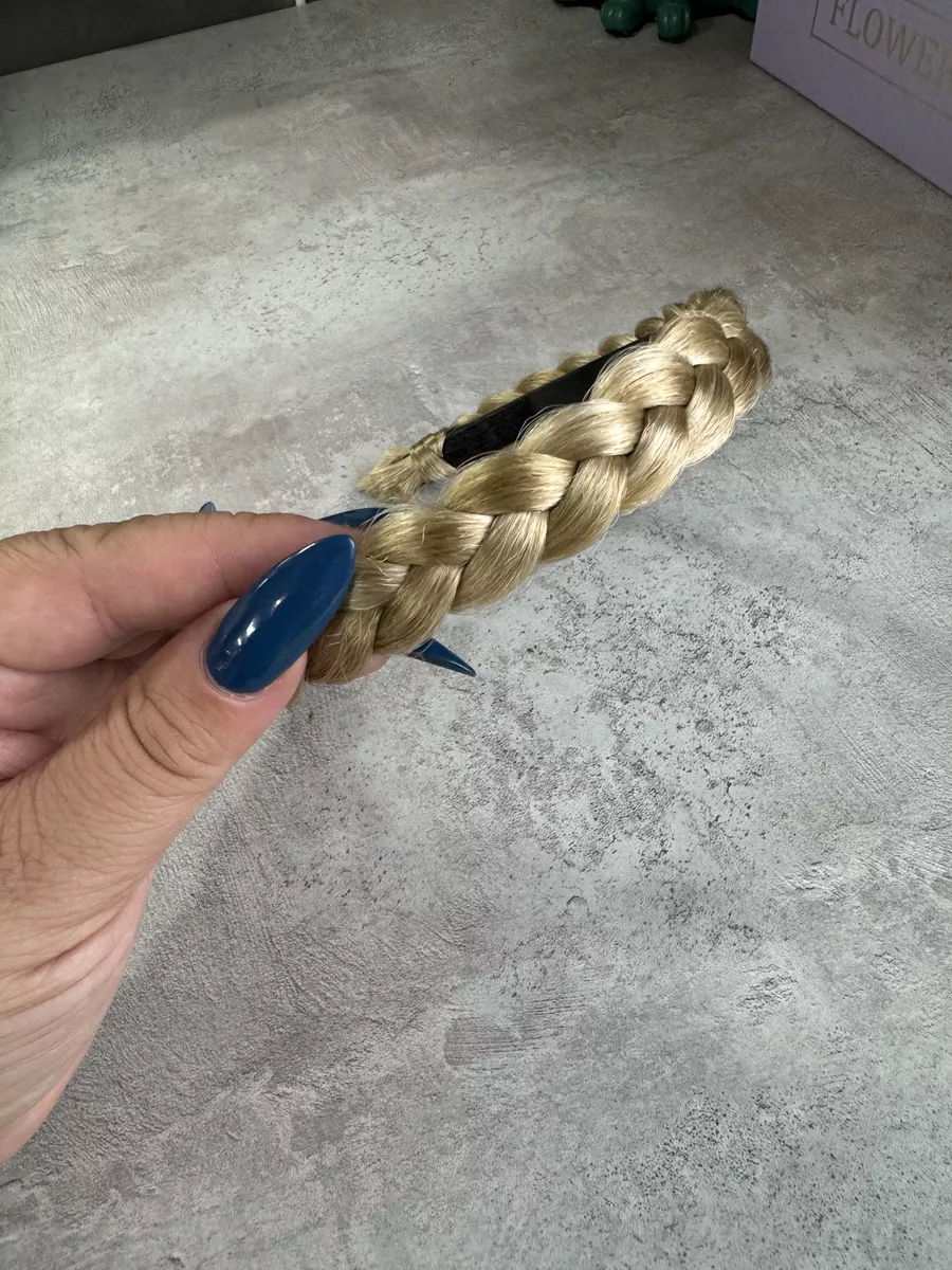 Ободок с косой