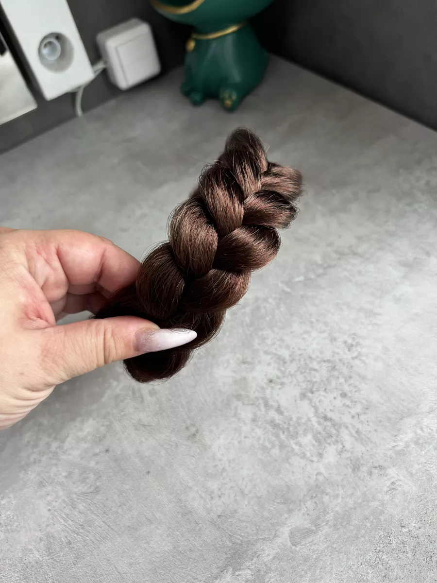 Ободок с косой