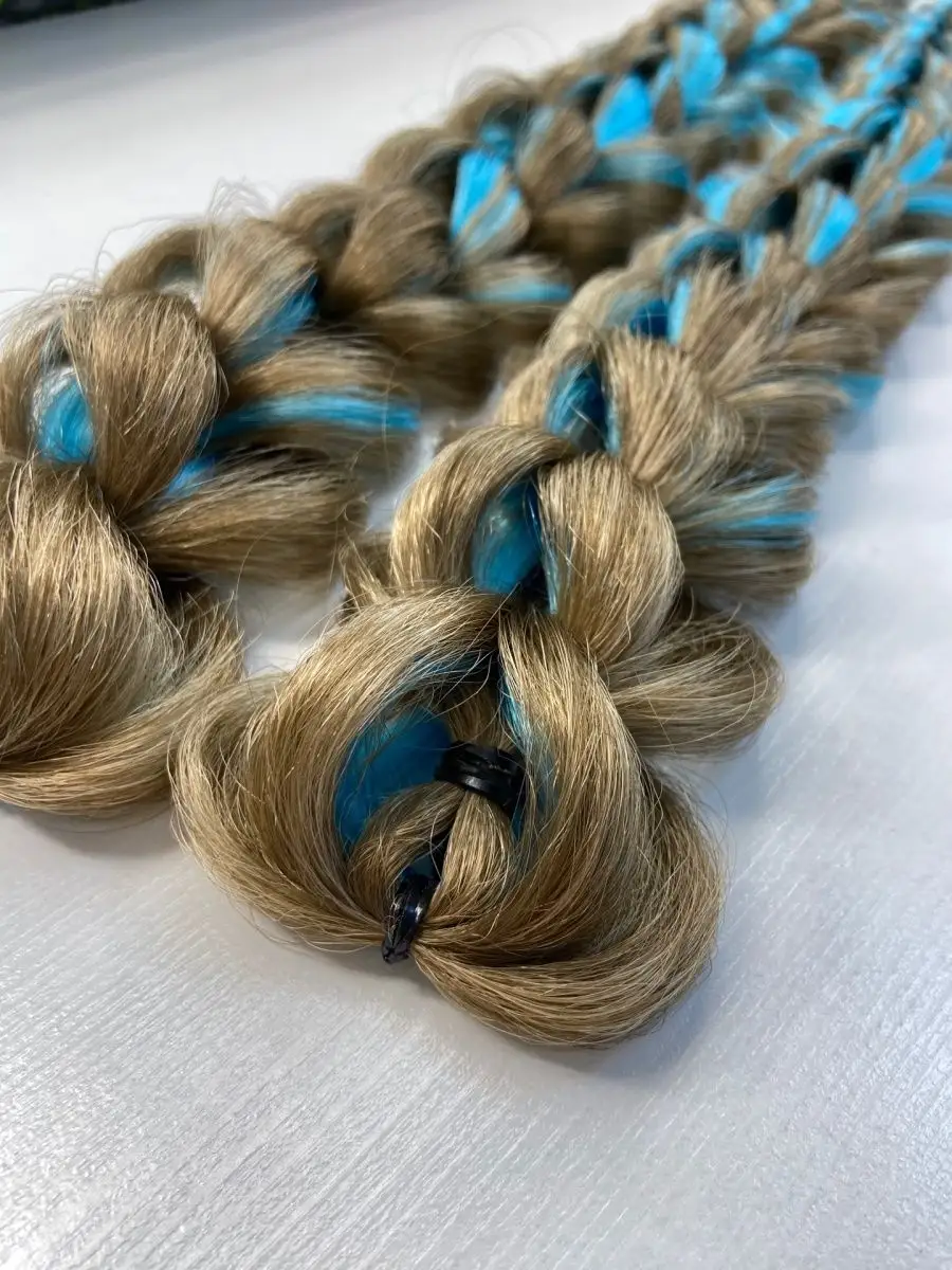 3д косы накладные на заколках