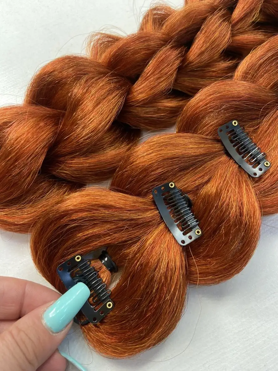 3д косы накладные на заколках