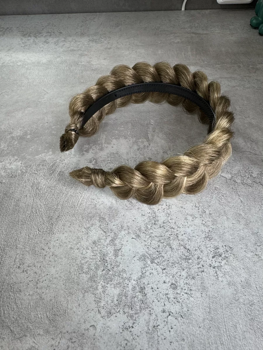 Ободок с косой