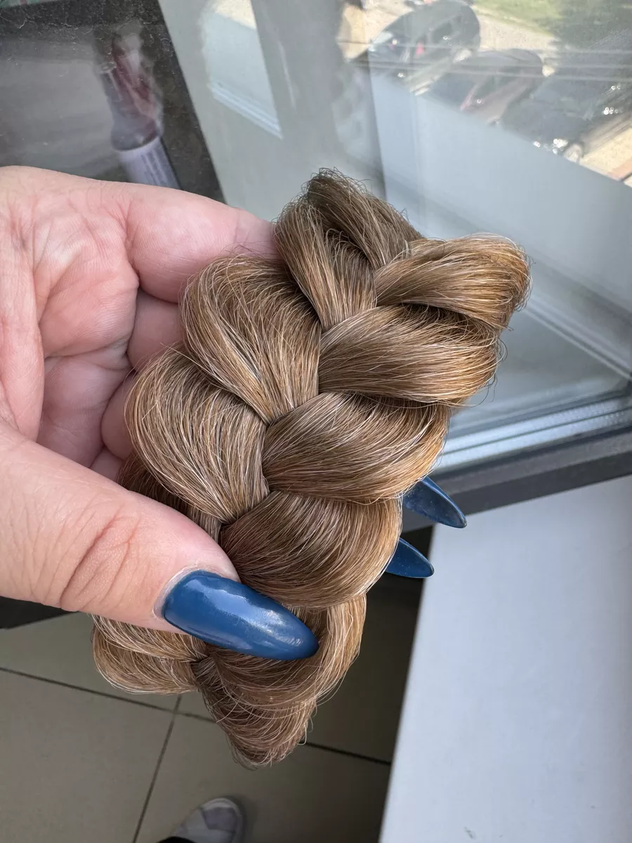 Ободок с косой