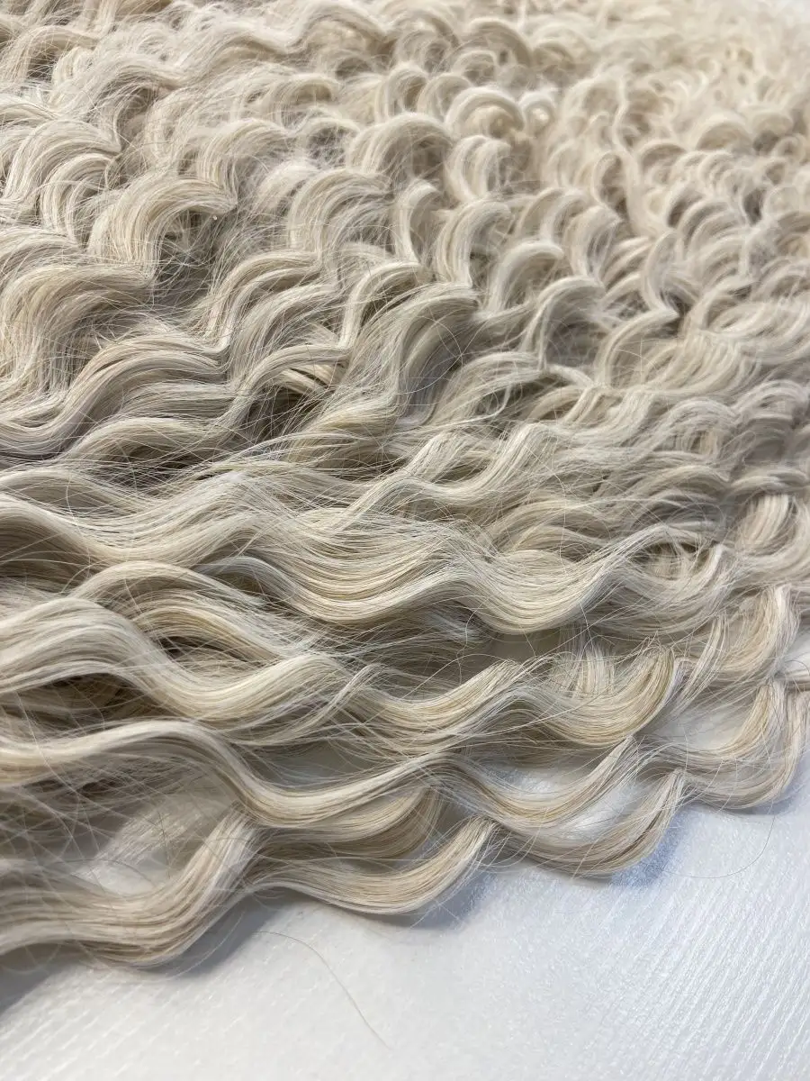 Хвост кудрявый на резинке